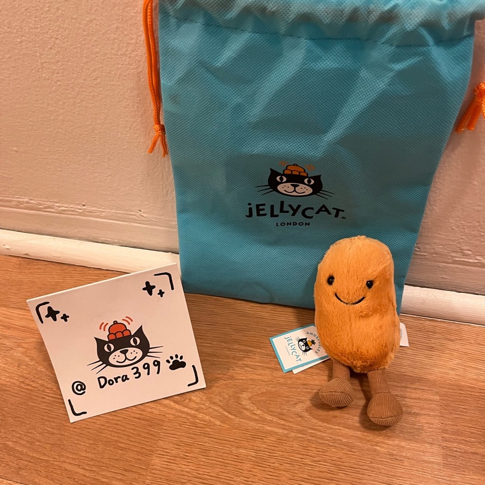 Jellycat Amuseables Bean – Authentic Plush Toy (New with Tags)